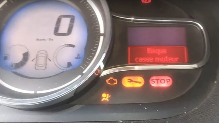 Voyant "Risque Casse Moteur" sur Mégane 3