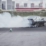 Fumée blanche voiture